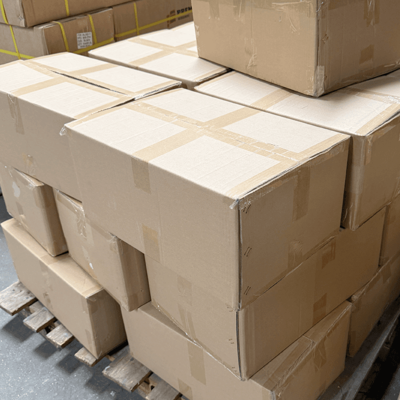 Conventional cardboard boxes