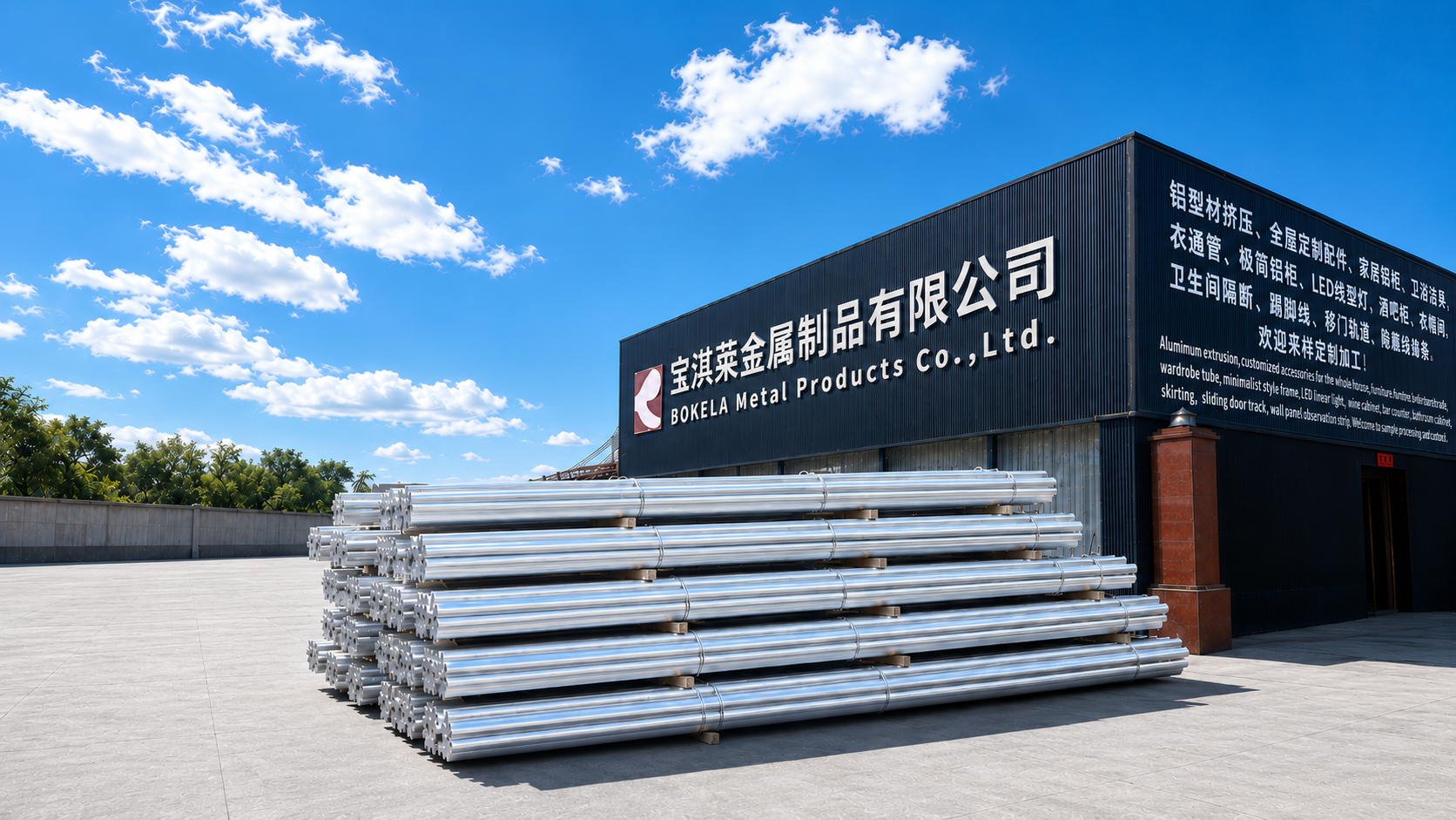 BOKELA aluminum profile manufacturing facility
